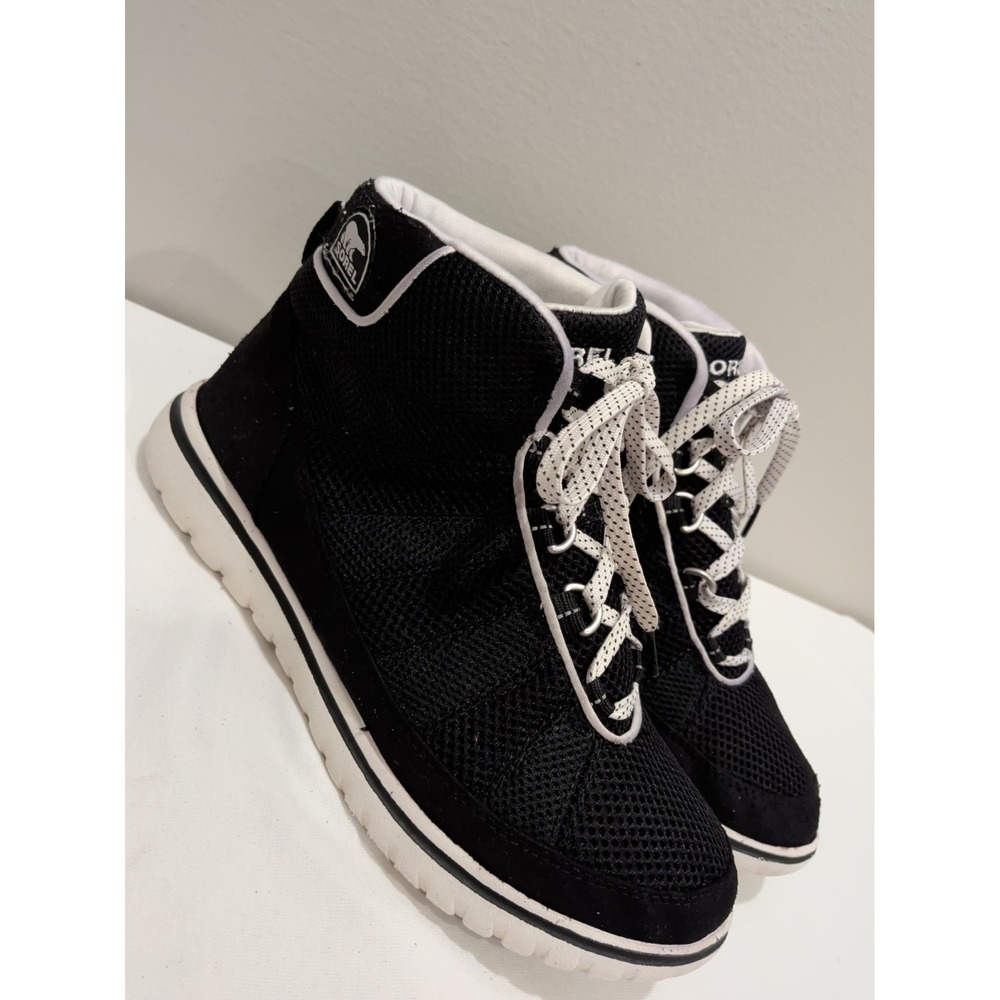 Sorel Tivoli Go High Sneaker Womens Black High Top NL2168-010 Size 7.5